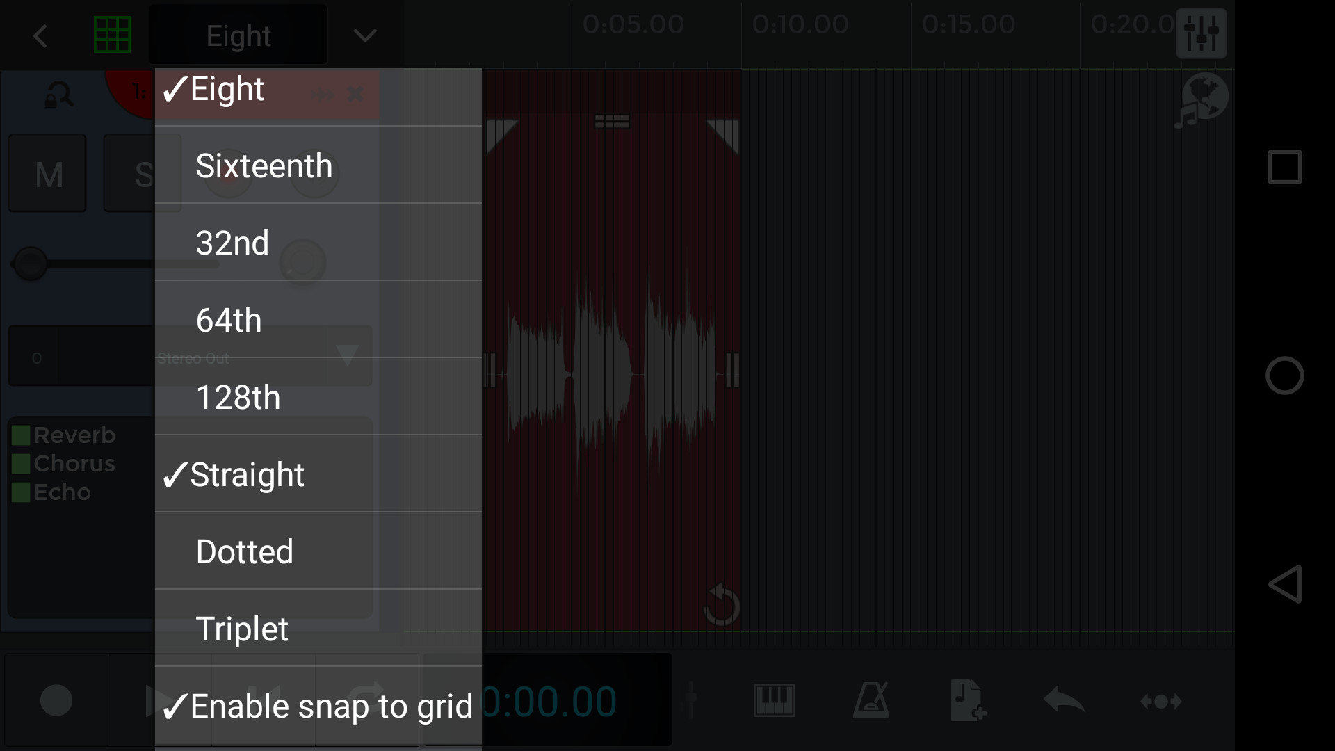 grid settings