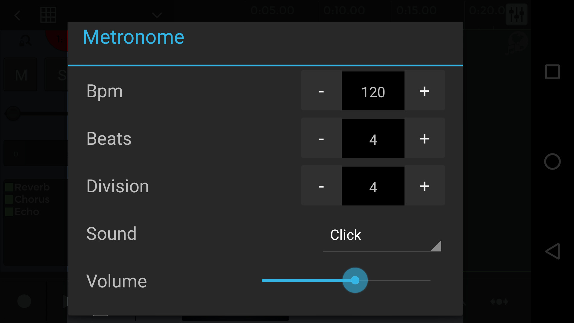 metronome view